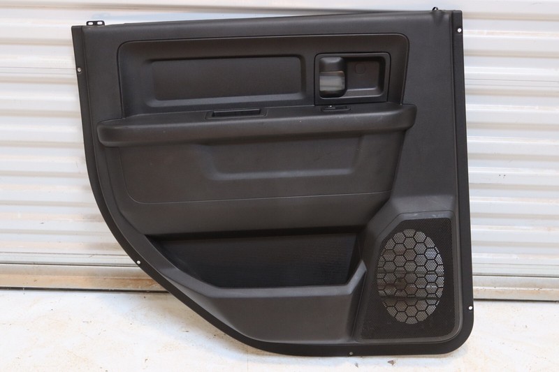 2013-2018 DODGE RAM 1500 CREW CAB REAR LEFT SIDE DOOR PANEL TRIM COVER BLACK OEM