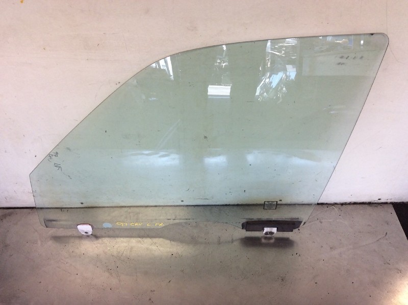 97-01 Honda CR-V Left Front Door Glass Window Used OEM
