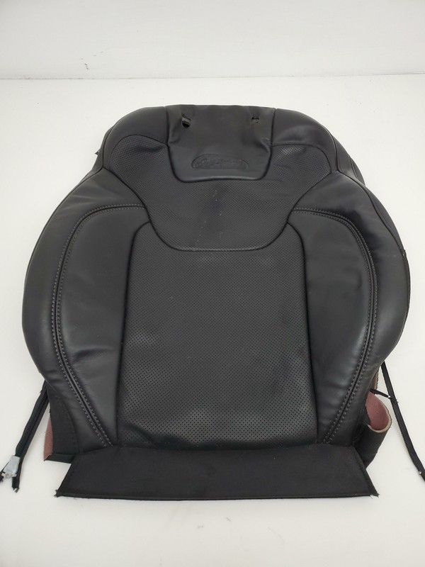 Front Right Seat Upper Cover Black Leather Skin 2019 Jeep Cherokee 823308DX9