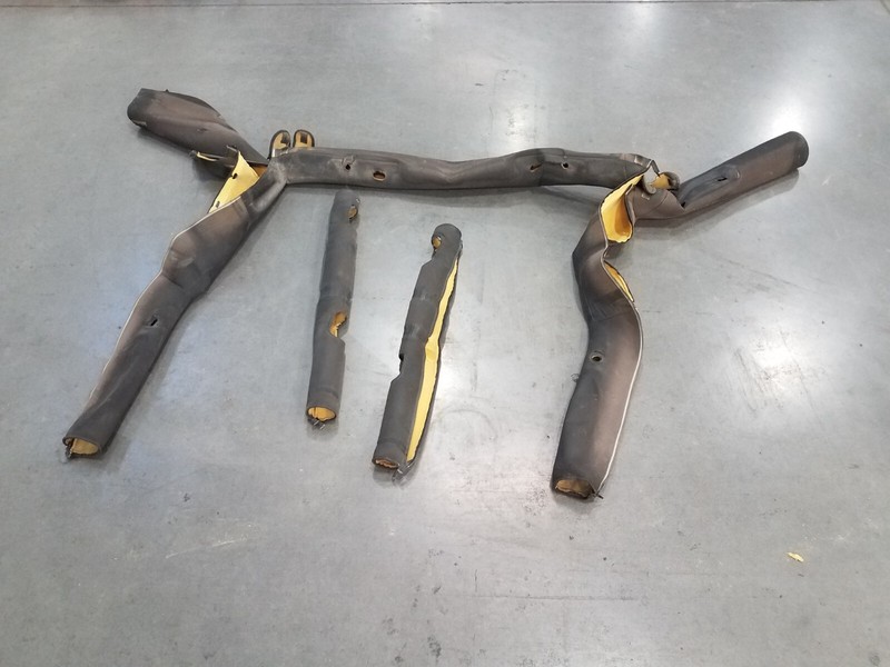 2003 Jeep Wrangler TJ Rubicon 4x4 OEM Rollbar Padding / Covers #6608 Q3