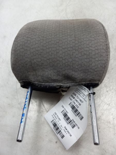 2007 TOYOTA TACOMA EXTRA CAB PASSENGER SIDE FRONT GRAY CLOTH HEADREST