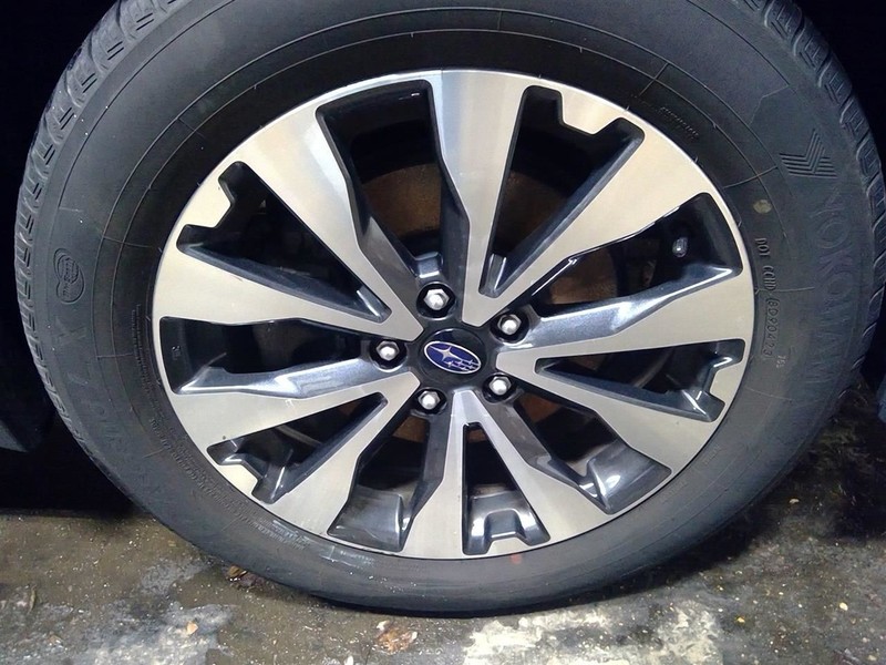 Rim Wheel 18x7 Alloy Wagon Black Inlay Fits 15-17 LEGACY 1760576
