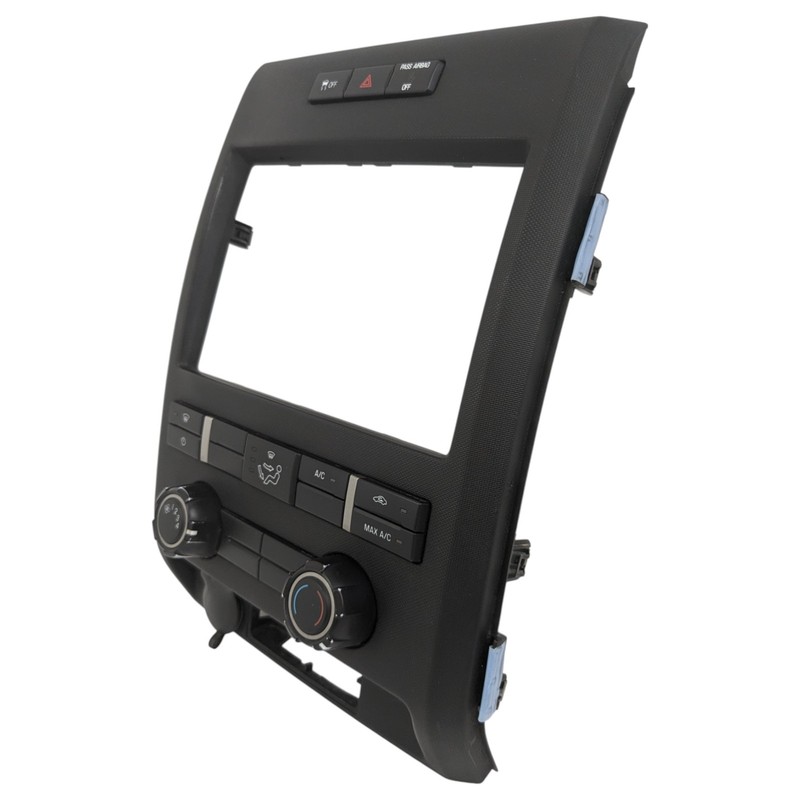 2011-2014 FORD F150 RADIO BEZEL CLIMATE CONTROL DOUBLE DIN 9L34-1A330 OEM
