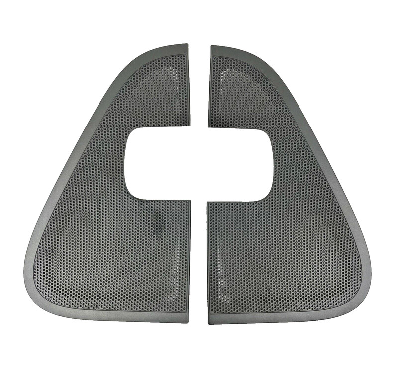 ✅ 04-08 FORD F150 FX4 LARIAT FRONT DOOR PANEL SPEAKER TRIM GRILLE PAIR *SILVER*