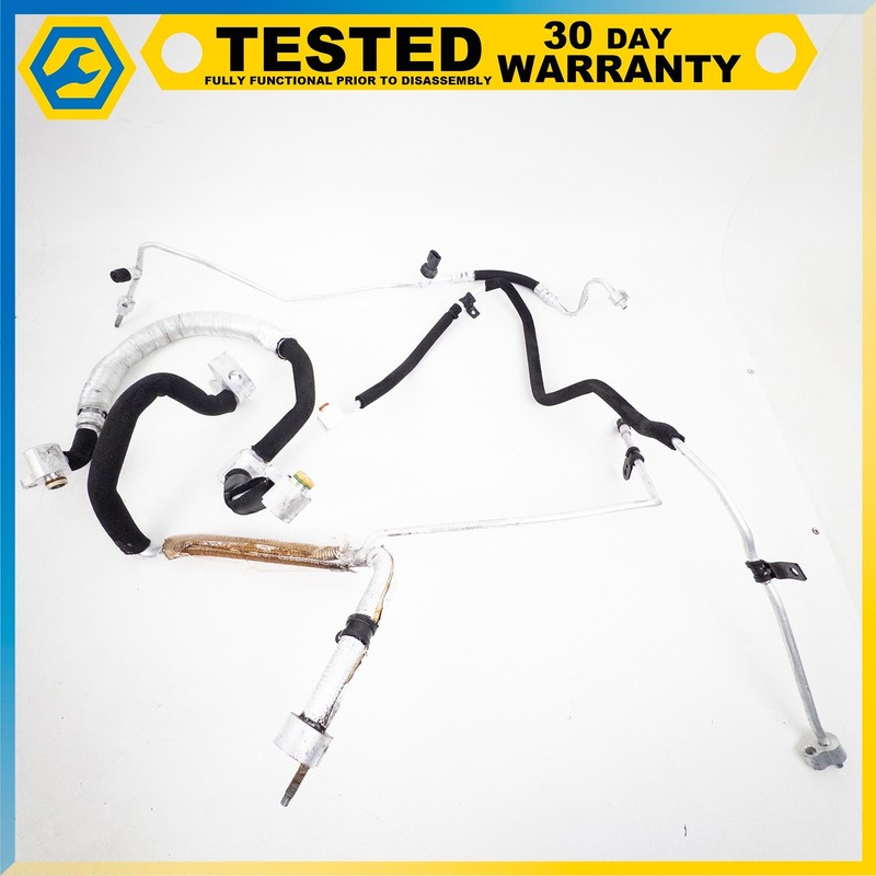 10-19 JAGUAR XJ AC A/C AIR CONDITIONING HOSE PIPE LINE SET OEM