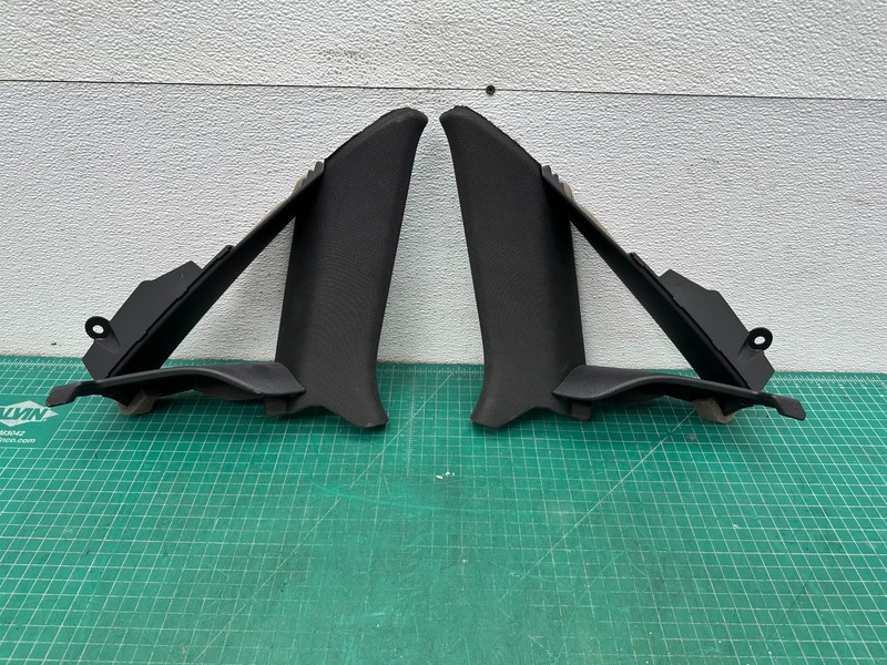 15-17 Audi A3 Sedan REAR LEFT RIGHT SIDE QUARTER UPPER C PILLAR TRIM COVER OEM