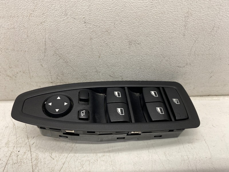 2016-2019 BMW X1 LEFT FRONT DOOR MASTER WINDOW SWITCH CONTROL BLACK OEM