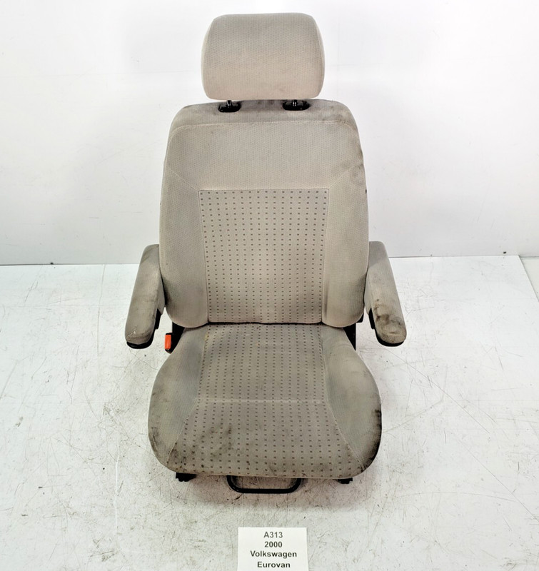 ✅ 00-03 OEM Volkswagen Eurovan MV Front Left Driver Side Seat Cloth Gray NOTE*