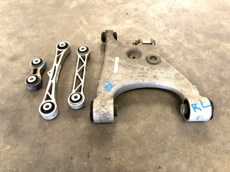 12-20 Tesla Model S Rear Left Rear Right Upper Lower Control Arm Set OEM BTP1
