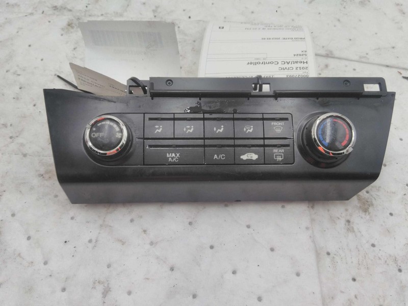 2012 Honda Civic A/C Selector Switch OEM Silver 285K Miles - Warranty Included