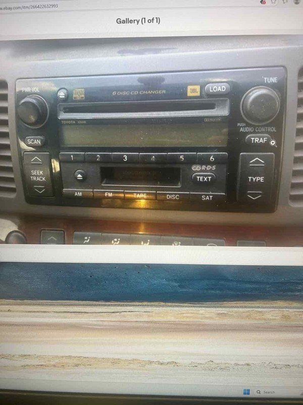 Audio & Visual Equip.(radio) TOYOTA CAMRY 05 06