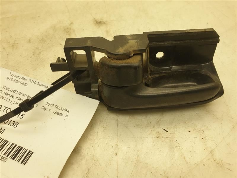 2015 TOYOTA TACOMA CREW CAB DRIVER SIDE REAR DOOR INTERIOR HANDLE