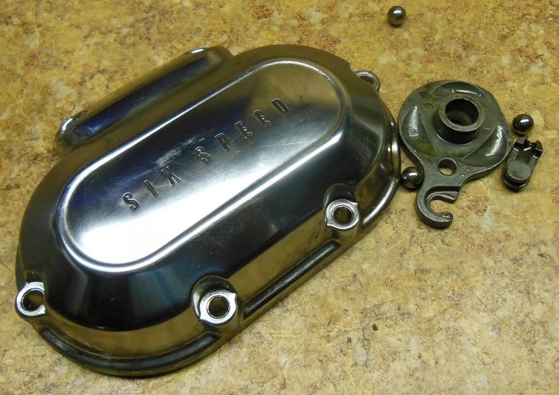 08 Harley Davidson HD FXDL Dyna Glide Engine Chrome Cover Panel Clutch Actuator