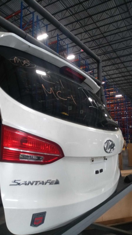 Used Deck Lid fits: 2013 Hyundai Santa fe SWB Sport w/o rear view camera Grade A