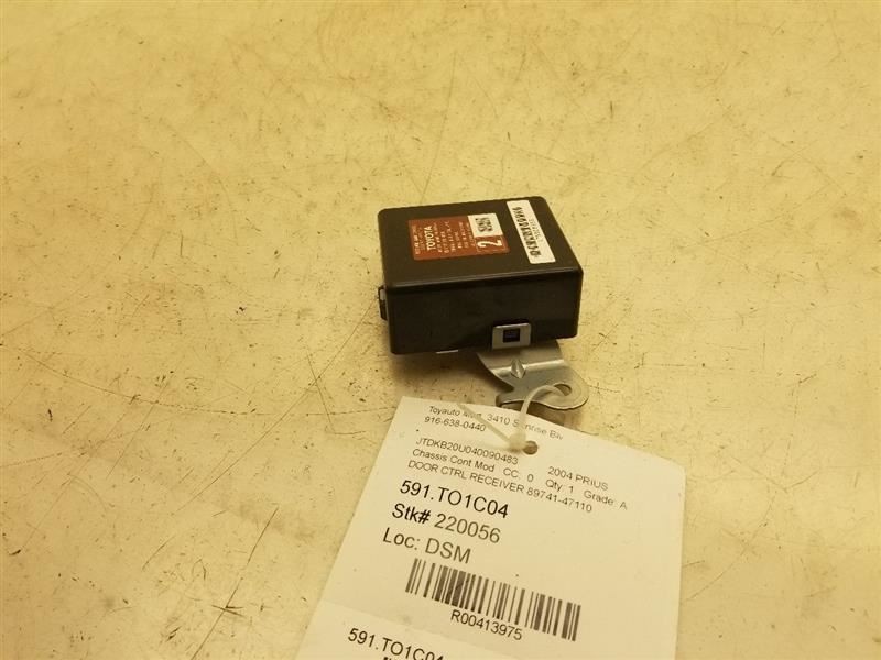 2004 TOYOTA PRIUS 1.5L FWD AT DOOR RECEIVER CONTROL MODULE ECM