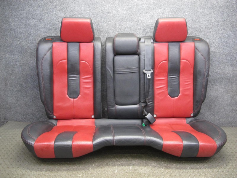 12-15 RANGE ROVER EVOQUE L538 REAR SEAT UPPER & LOWER LEATHER CUSHION SET
