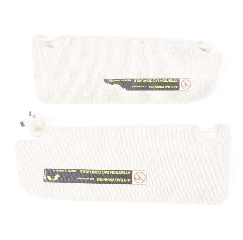 11-17 AUDI AUDI A8L SUN VISORS LEFT & RIGHT SET OEM