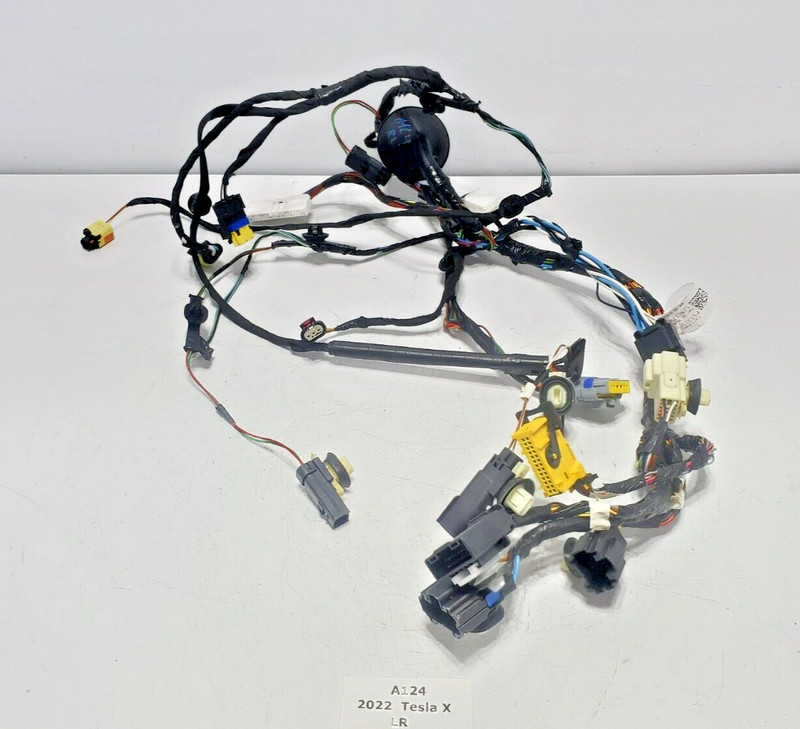 ✅ 2021-2023 OEM Tesla Model X Rear Left Driver Side Door Wiring Harness