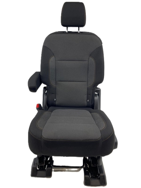 2021 Chevy Traverse LH Driver 2nd Row Cloth Seat Assembly W/ Bracket Black OEM