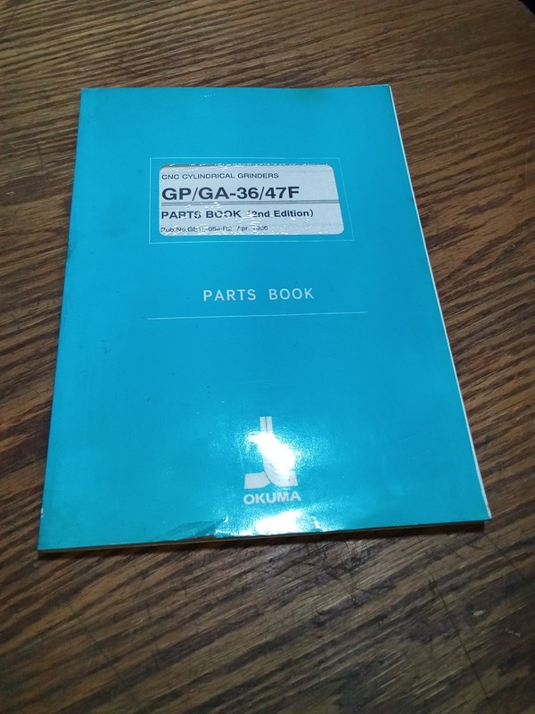 Okuma GP/GA-36/47F Parts Book 2nd Edition