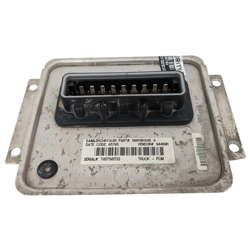 02-05 Dodge Ram 1500 BCM Front Multifunction Body Control Module 56051036AE OEM