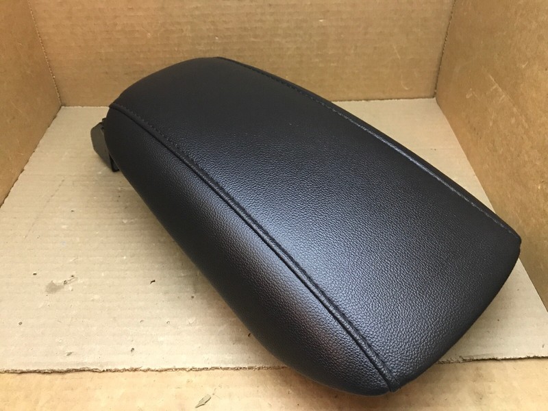 13-16 FUSION CENTER CONSOLE ARM REST ARMREST LID COVER BLACK LEATHER STITCHING