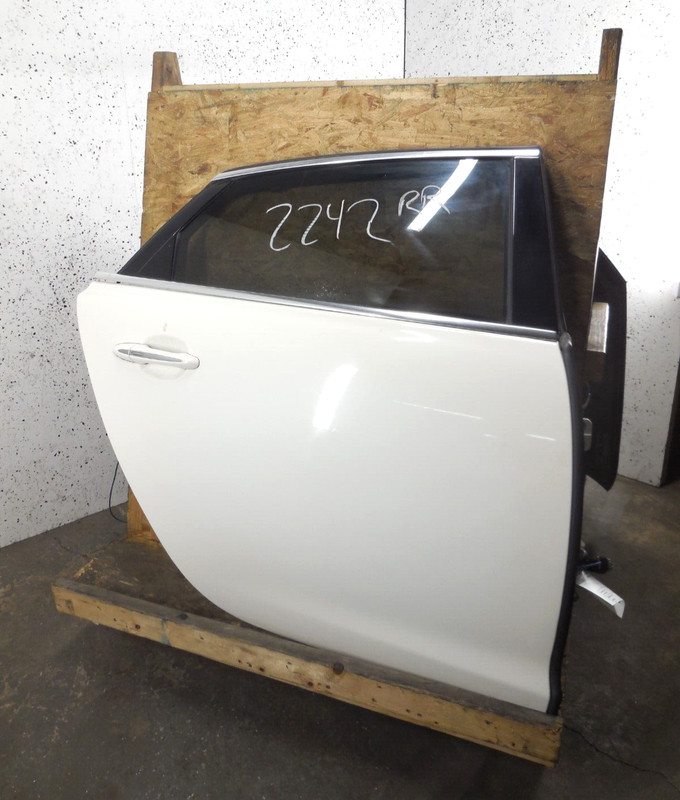 2010-2013 Jaguar XJL Rear Door Assembly Passenger Right 124" WB OEM White NEL