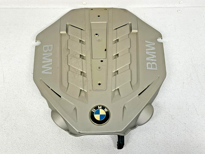 ⭐09-15 BMW 7-SERIES ENGINE MOTOR COVER PANEL TOP W/ LOGO ASSEMBLY OEM LOT2336