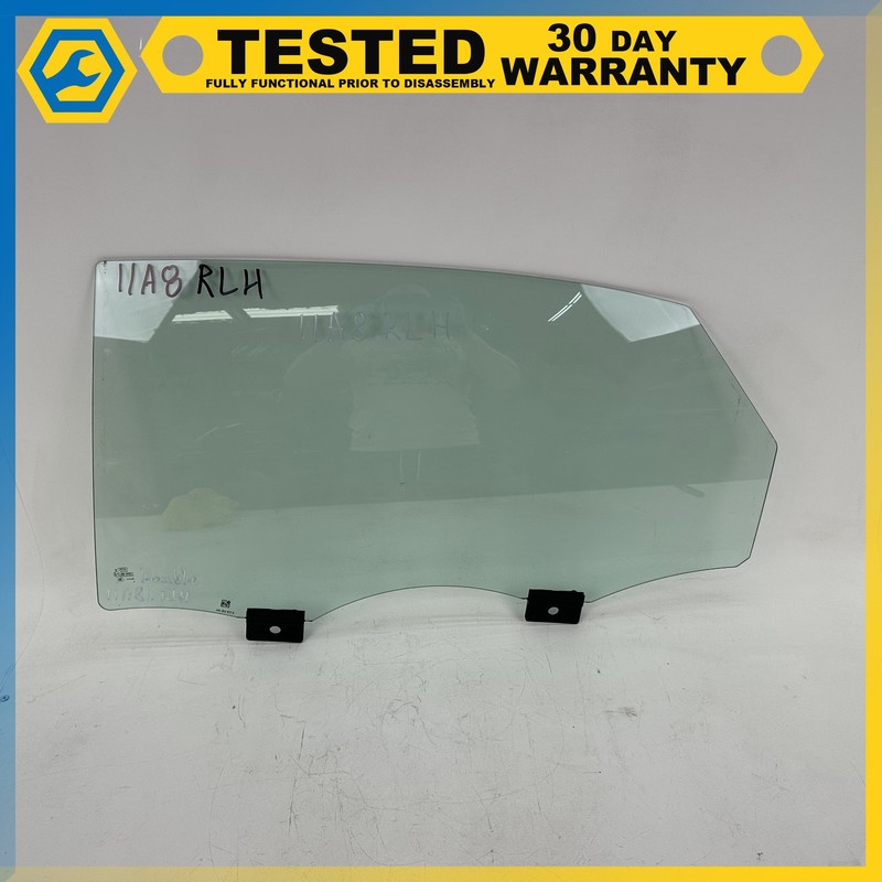 11-18 Audi A8 Quattro REAR LEFT DRIVER SIDE DOOR WINDOW GLASS OEM
