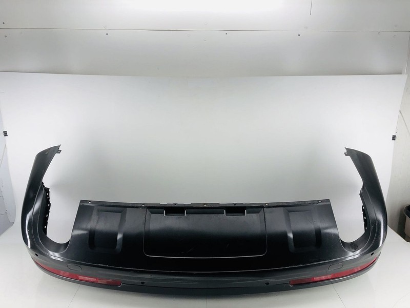 07-09 AUDI Q7 4L REAR BUMPER COVER PANEL PHANTOM BLACK PEARL OEM #40