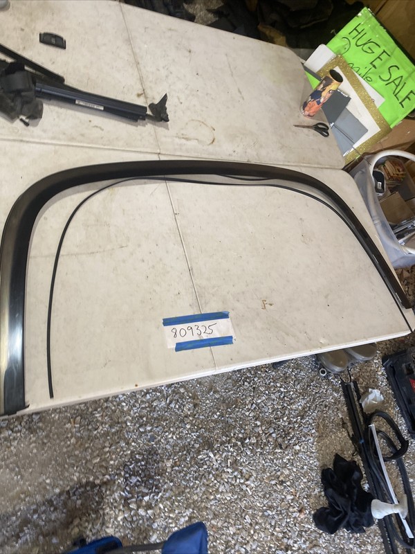 98-03 Mercedes W208 CLK430 Convertible Top Roof Boot Lid Cover Trim Only
