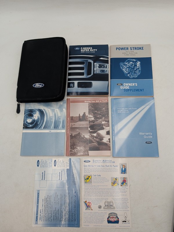 2006 FORD F-SERIES 150 250 SUPER DUTY OWNERS MANUAL SET W/ CASE DIESEL