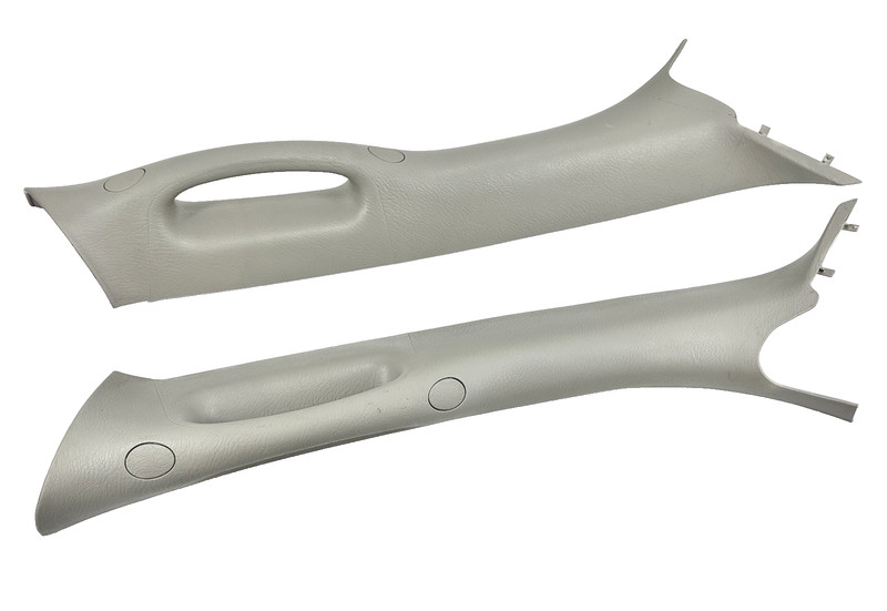 2006-2008 Dodge Ram 1500 A-Pillar Interior Trim Grab Handles Light Gray OEM