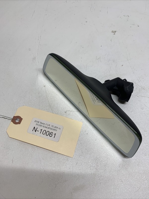 17-19 Tesla Model 3 Front Interior Windshield Rear View Mirror 1119904 B7 4495