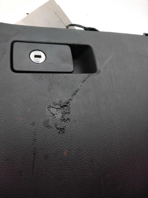 2012 Volkswagen CC Glove Box Door - Used, Peeling Faux Leather, 89k Miles