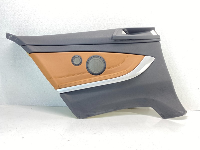 14-20 BMW F32 4 Series Coupe Rear Left Driver Side Door Panel Card Brown OEM✅