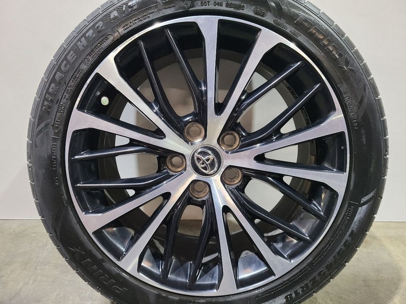 Wheel 18x8 Alloy 20 Spoke Silver And Black Fits 18-22 CAMRY 591307
