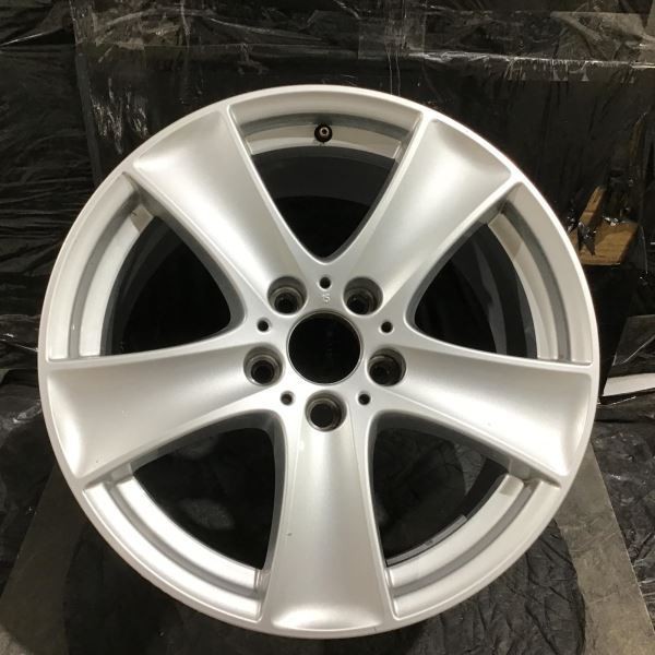 2007-2013 BMW X5 86076 Wheel 18 x 8-1/2 5 Spoke Rim Silver Painted 36116770200