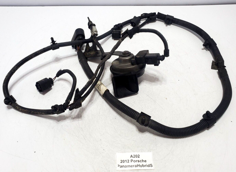 ✅ 10-14 OEM Porsche Panamera Hybrid S 970 Steering High Alert Horn W/ Harness