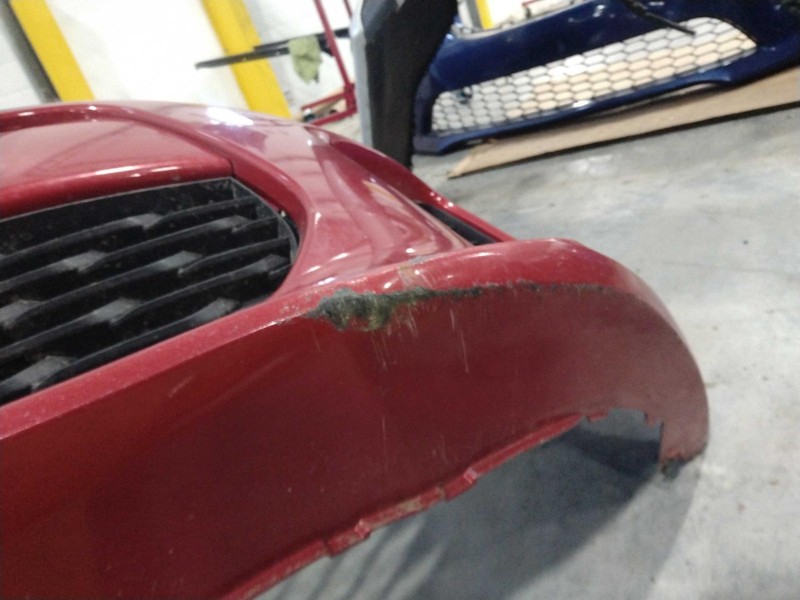 2019 KIA RIO OEM Grille Red Upper Matte Black Used 86350H9000 91k Miles