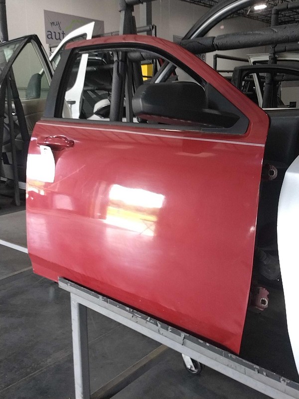 2012 Dodge Avenger Right Front Door Red 558179 Used 144K Miles