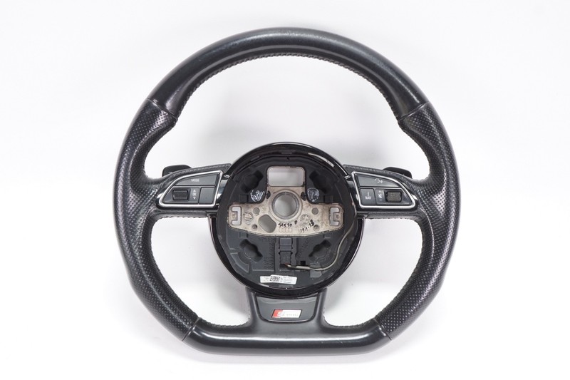 AUDI A4 A5 S-Line Steering Wheel Leather OEM 2013 - 2017