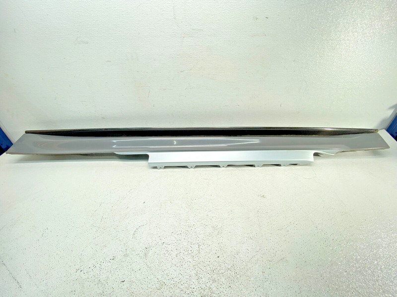 BMW F82 F83 M4 Left Driver Side Skirt Rocker Panel with Extension Silver OEM✅