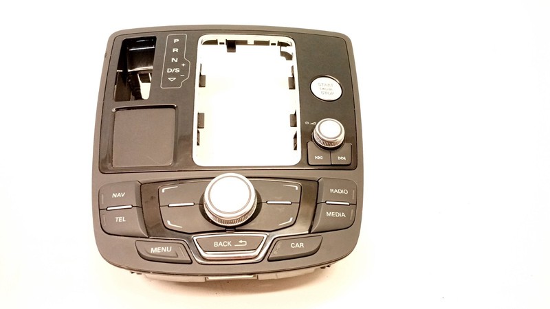 12-15 AUDI C7 A6 S6 A7 S7 NAVIGATION RADIO SHIFTER CONTROL PANEL SWITCH OEM 0716