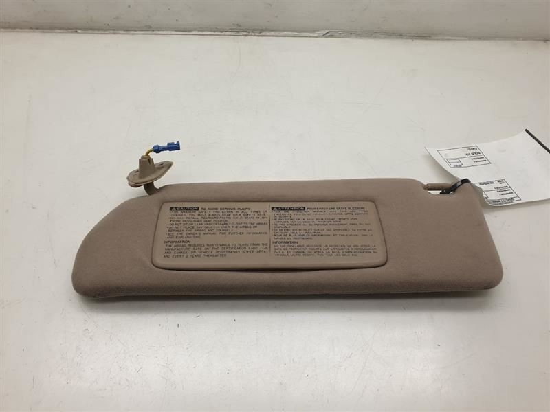 1997 LEXUS SC400 DRIVER SIDE SUN SHADE VISOR ASSEMBLY