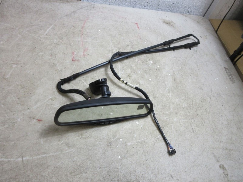 03-06 Jeep Wrangler TJ OEM Interior Rear View Mirror Auto-Dimming w/ Harness