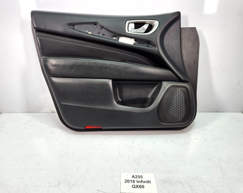 ✅ 2016-2018 OEM Infiniti QX60 Front Left Interior Door Card Trim Panel Leather