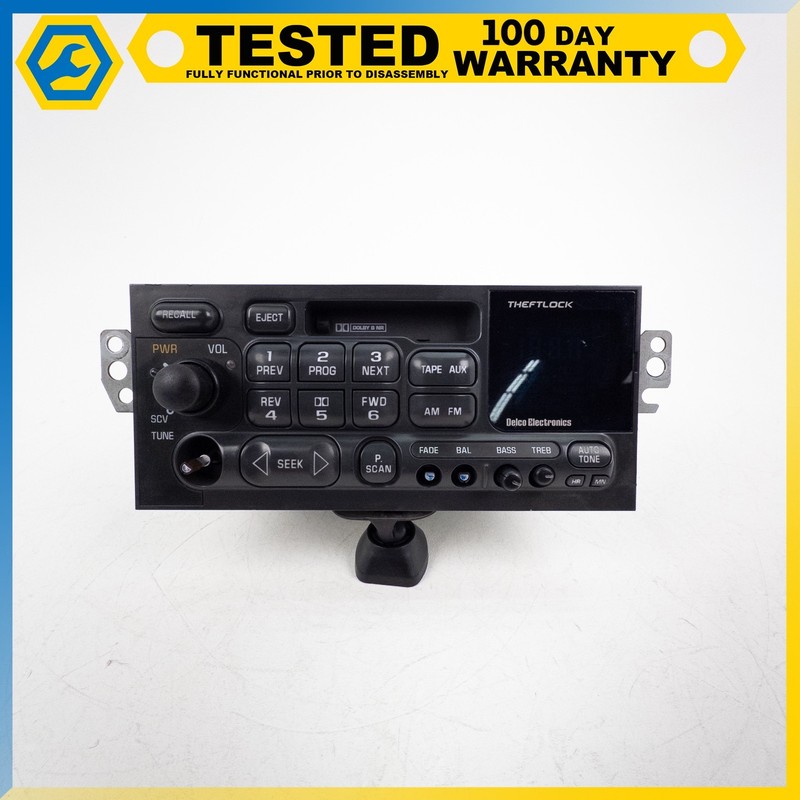 97-04 CHEVROLET CORVETTE C5 AUDIO RADIO STEREO AM FM RECEIVER HEAD UNIT OEM