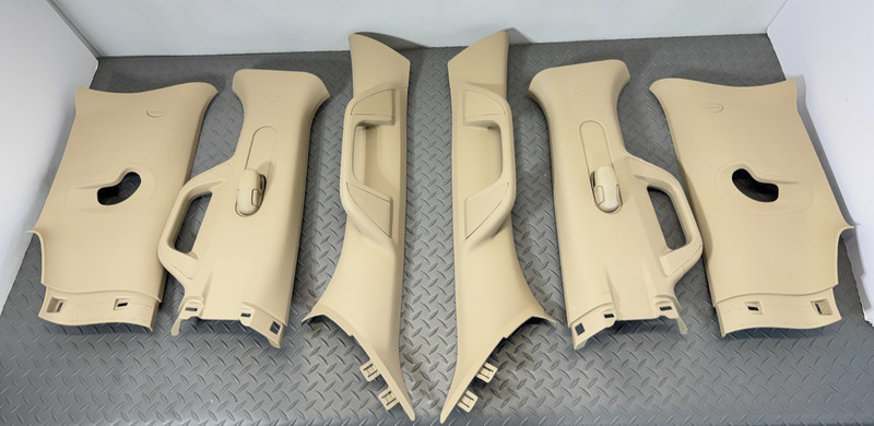 ✅ 2019-2026 RAM 1500 5th Gen BEIGE A-B-C-PILLAR MOLDING TRIM PANEL SET ASSY OEM