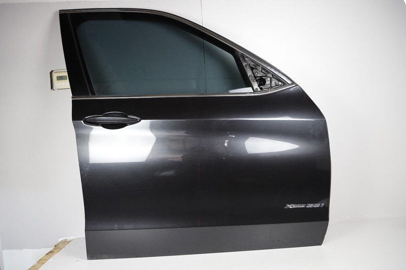 14-18 BMW F15 X5 F85 X5M Front Right Passenger Side Door Complete Gray A90 OEM